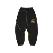 Corteiz Alcatraz Sweatpant - Black & Honey Yellow