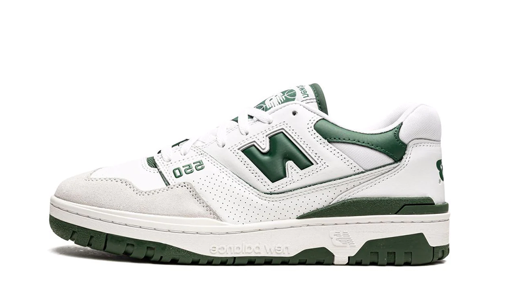 New Balance 550 - Green & White (Branco & Verde)