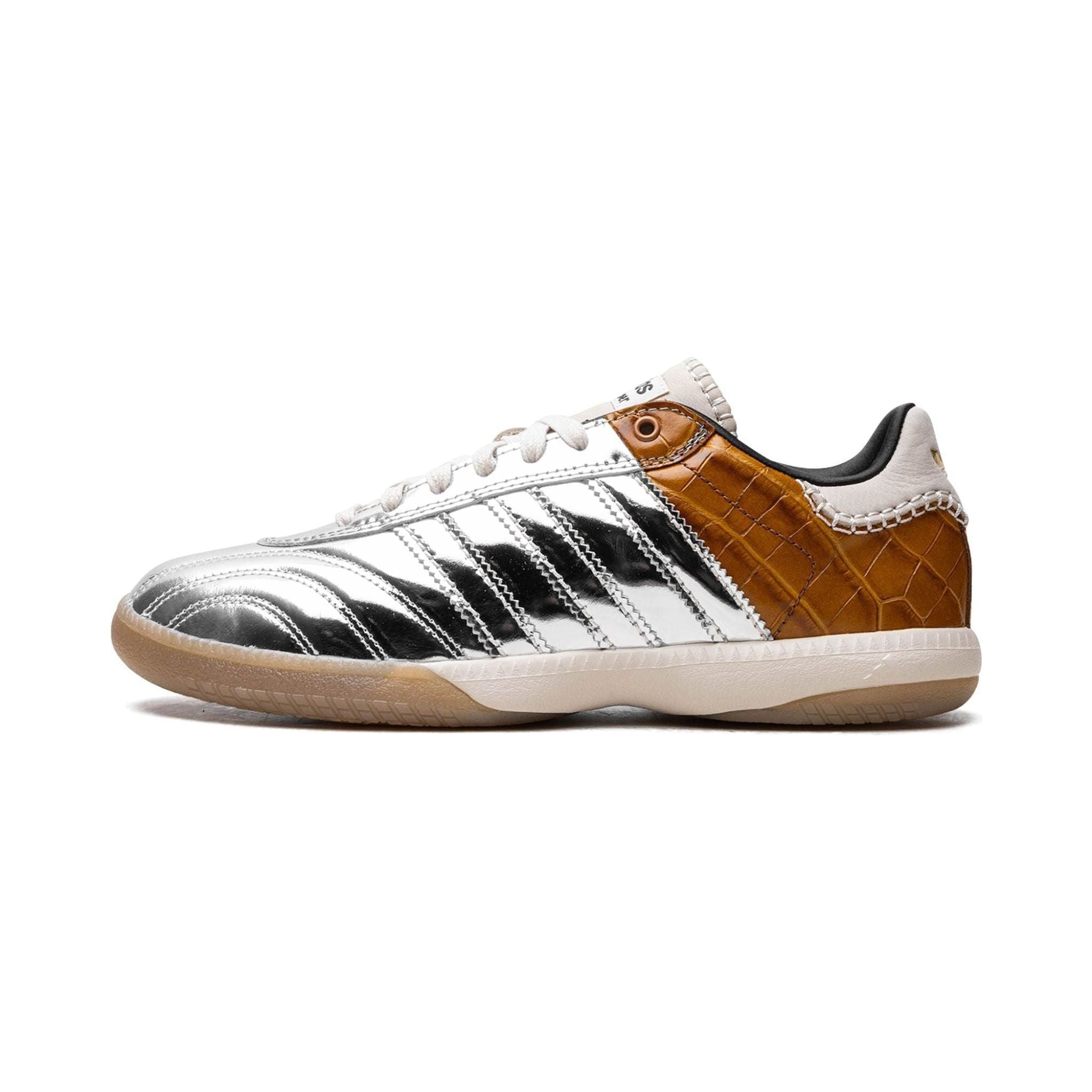 Adidas Samba Millennium x Wales Bonner - Silver Metallic Yellow Croc