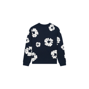 Denim Tears Long Sleeve Cotton Wreath - Navy Blue