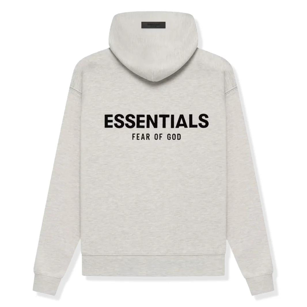 Fear of God Essentials Hoodie - Light Oatmeal Grey
