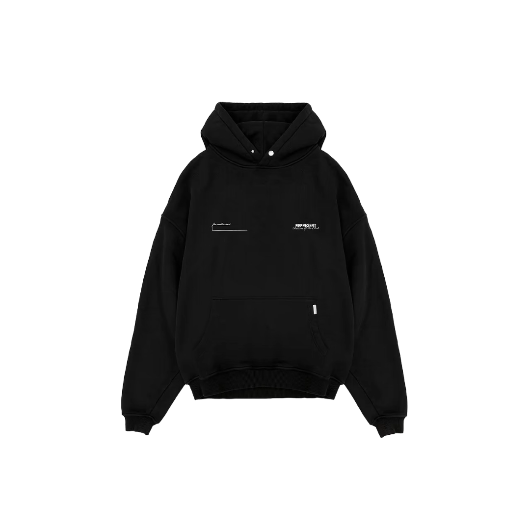 Represent Patron Of The Club Hoodie - Black