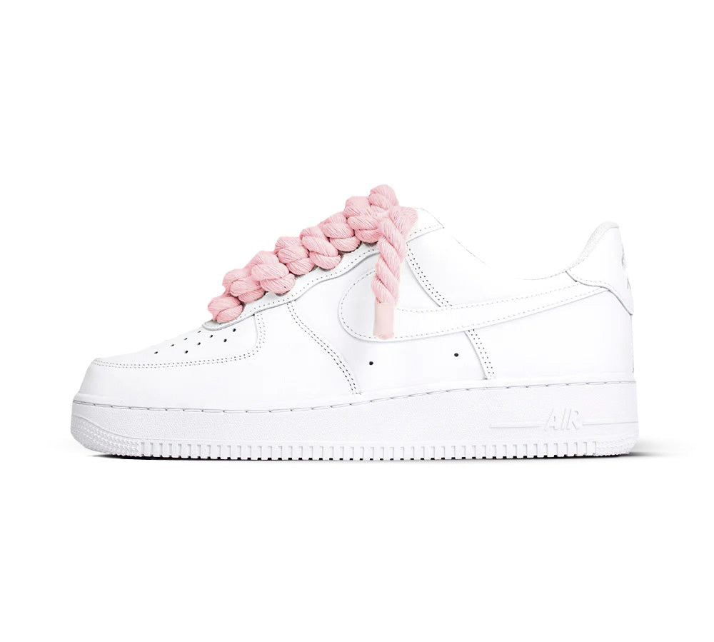 Nike Air Force 1 Low Rope Laces - Pink