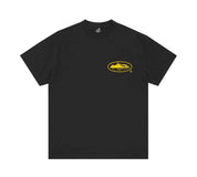 Corteiz OG Island T-Shirt - Black & Honey Yellow