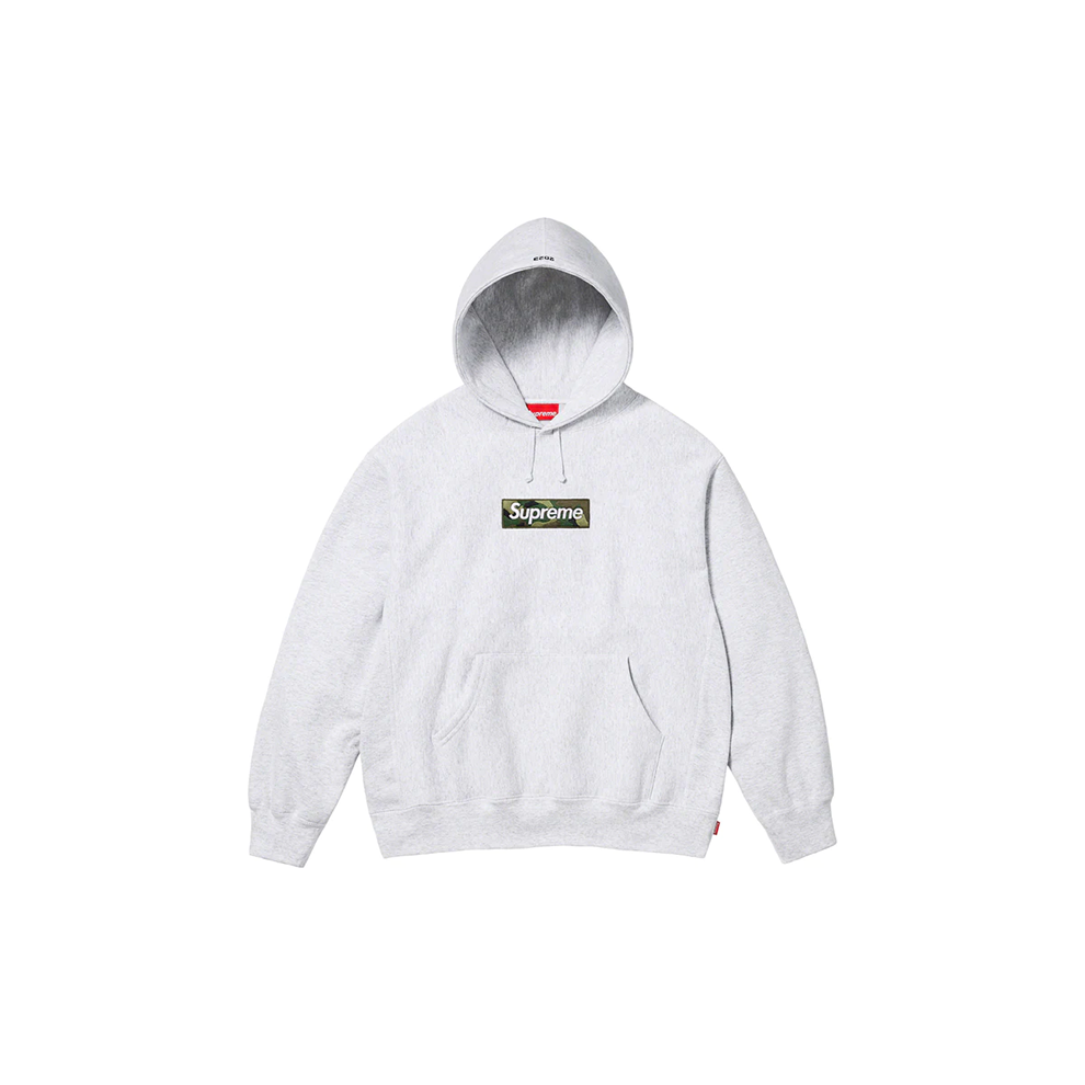 Supreme Box Logo Hoodie - Ash Grey
