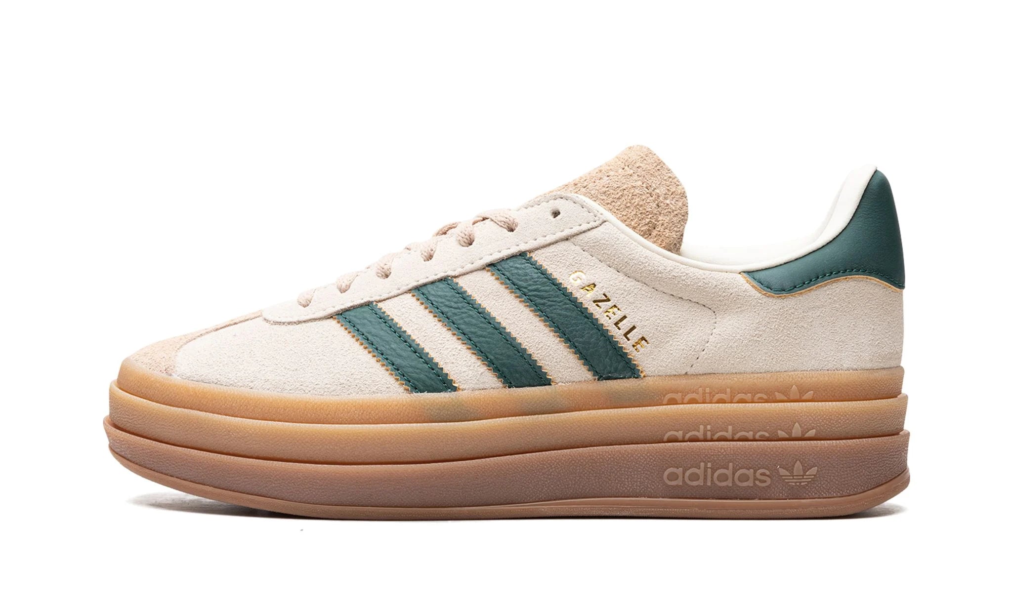 Adidas Gazelle Bold - Cream Collegiate Green