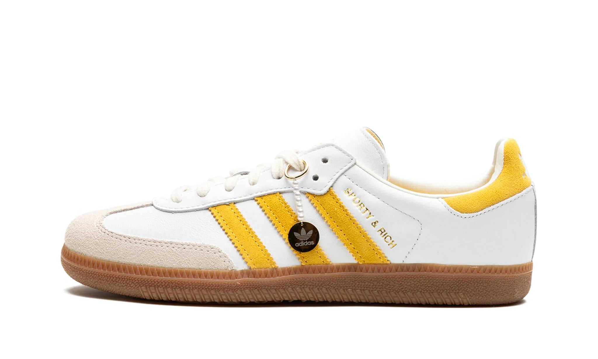 Adidas Samba - Sporty & Rich White Bold Gold