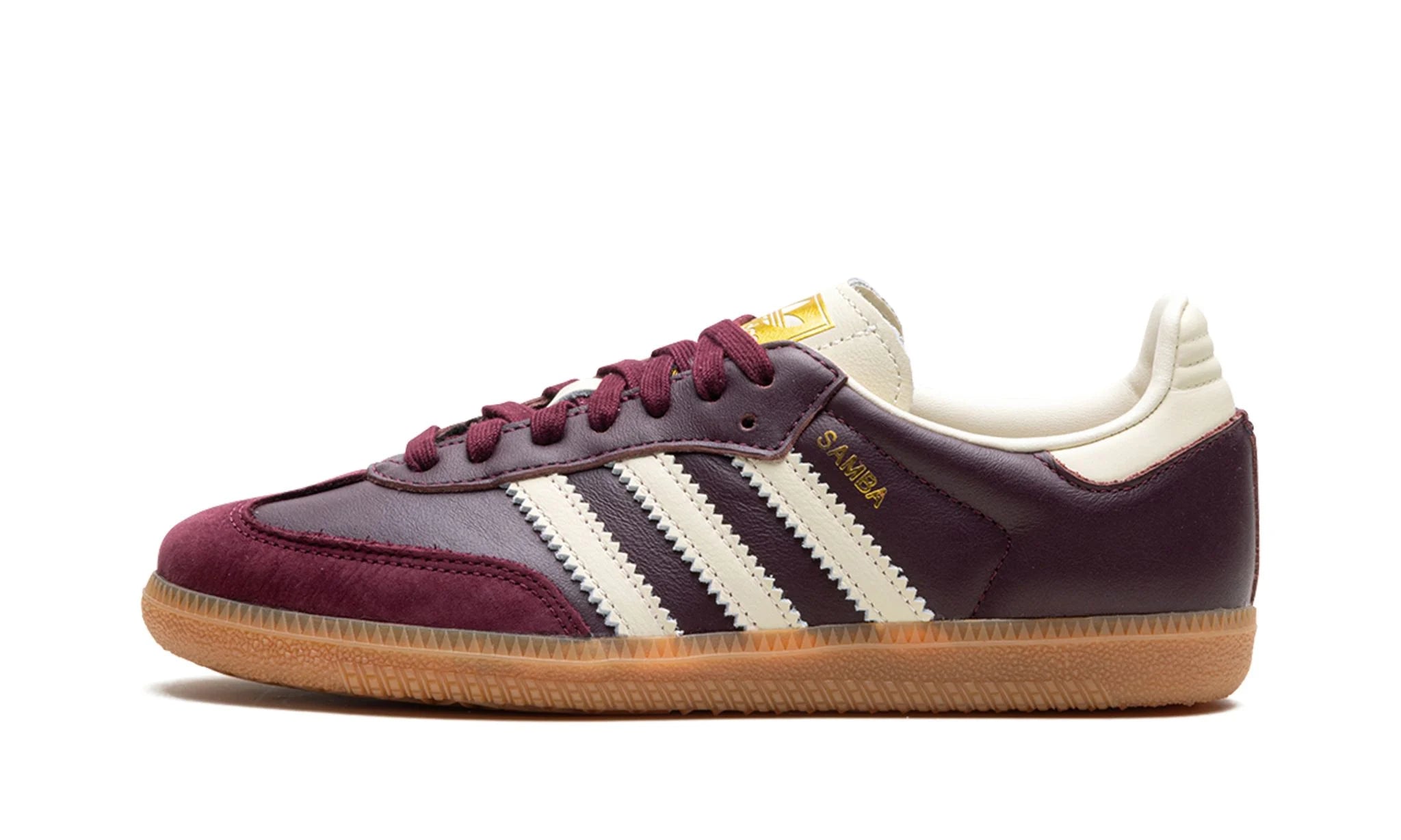 Adidas Samba OG - Maroon Gold Metallic