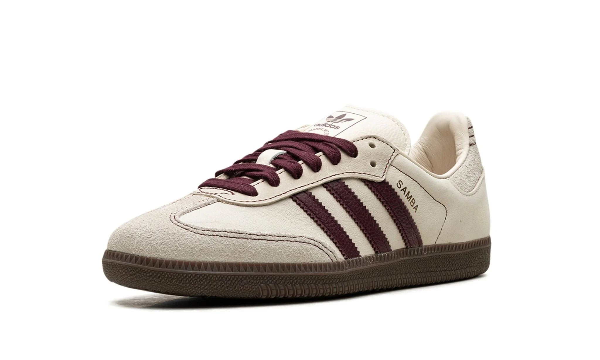 Adidas Samba OG - Wonder White Maroon