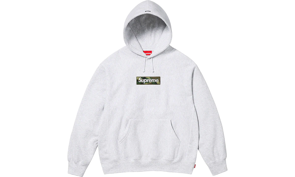 Supreme Box Logo Hoodie - Ash Grey