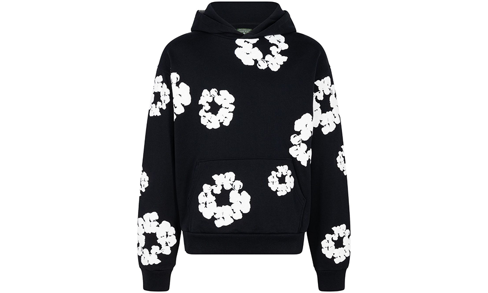 Denim Tears The Cotton Wreath Sweatshirt - Black