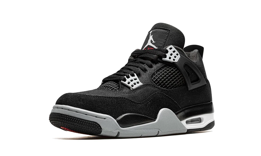 Air Jordan 4 - Black Canvas