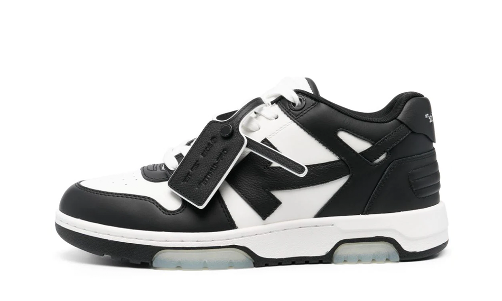 OFF-WHITE OUT OF OFFICE LOW TOPS - BLACK & WHITE