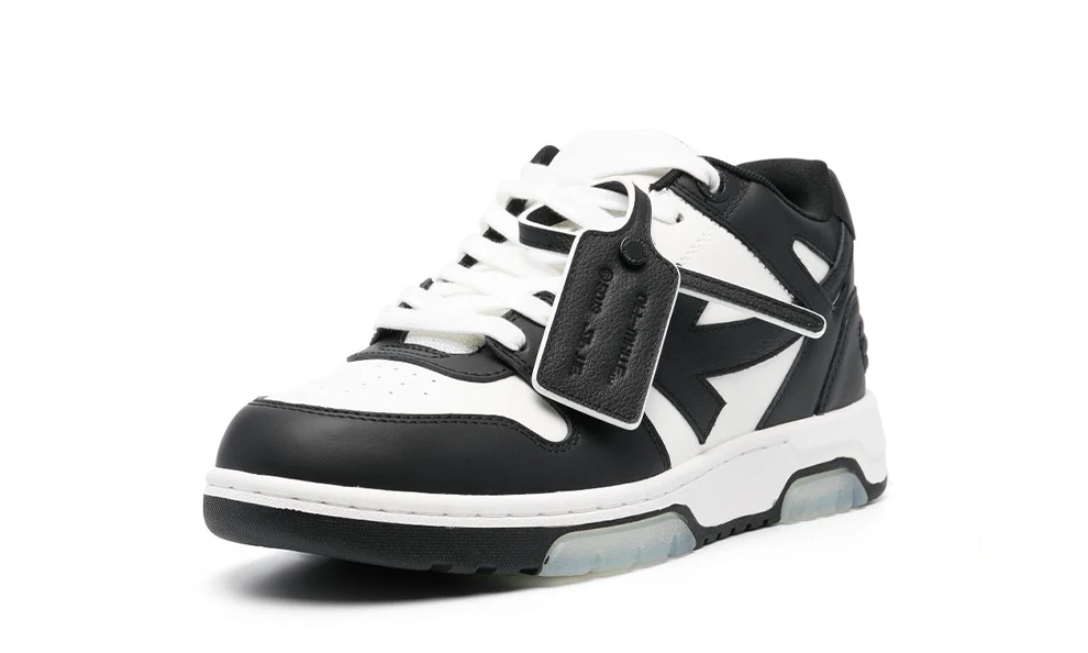 OFF-WHITE OUT OF OFFICE LOW TOPS - BLACK & WHITE