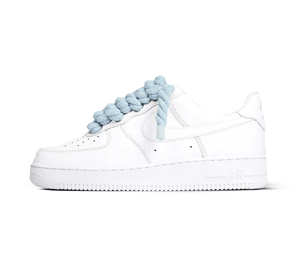 Nike Air Force 1 Low Rope Laces - Baby Blue
